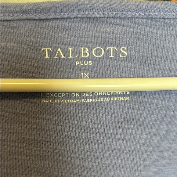 Talbots Blue Blouse - Picture 2 of 3